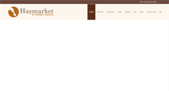 Desktop Screenshot of haymarketvet.com